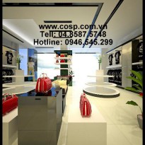 Thiết kế cửa hàng thời trang Mens Fashion